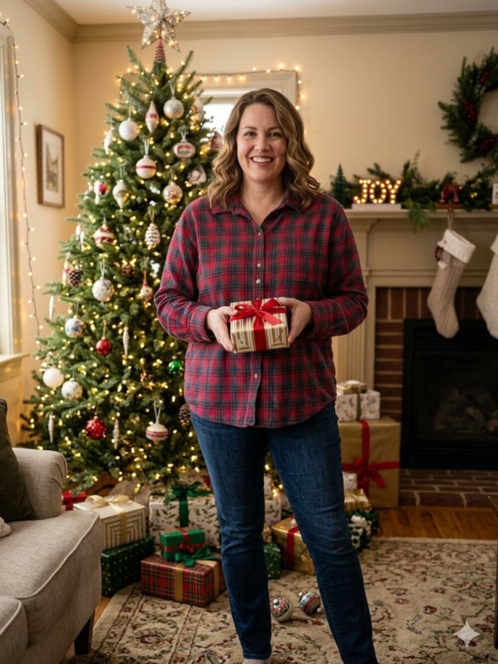 Womens Old Navy Classic Flannel Shirt XXL